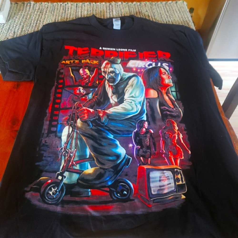 Terrified Circus Art's Back Movie Tshirt New